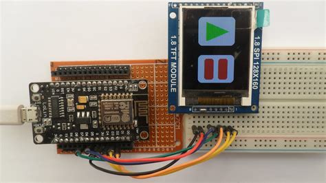 Interfacing Esp8266 Nodemcu With St7735 Tft Simple Projects Findsource