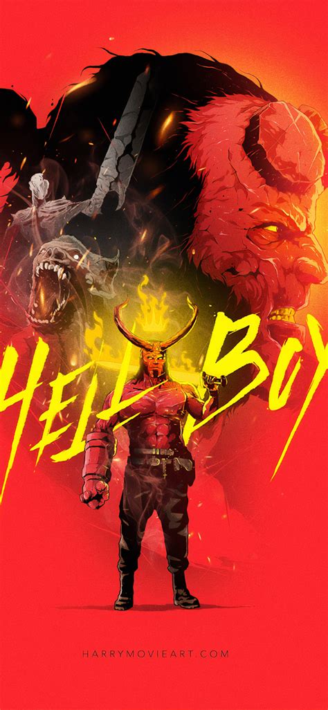 1125x2436 Hellboy 4kartwork Iphone Xsiphone 10iphone X Hd 4k