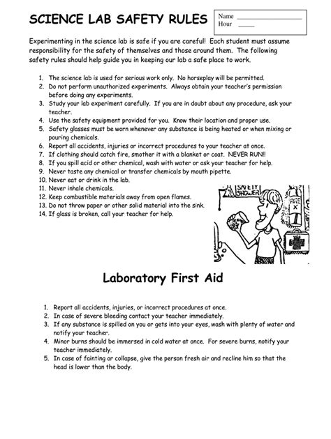 Biohazard and hazardous materials, electrical safety, first aid, lockout tagout, machine and equipment, personal protection (ppe) and much more. Lab Safety Form - Fill Out and Sign Printable PDF Template ...