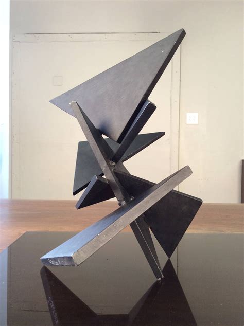 Constructivist Sculptures Geometric Constructivist Table Sculpture