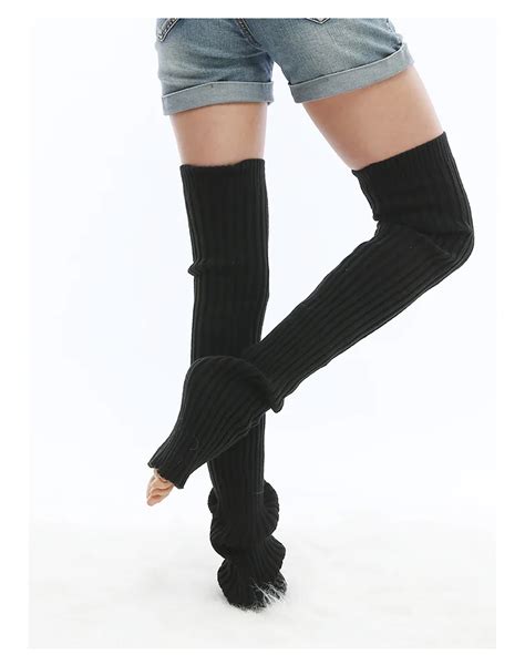 Bt00071 Wholesale 90cm Hot Fashion Winter Pure Color Warm Legs Knitting