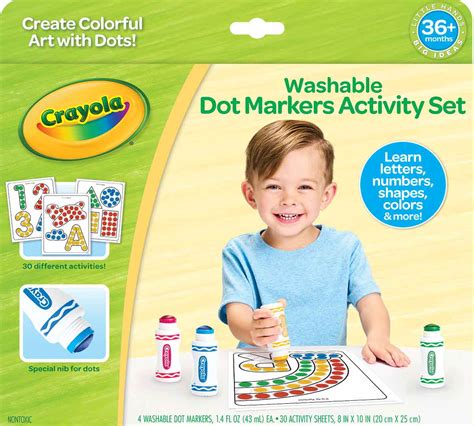 Washable Dot Markers Activity Set For Kids Crayola