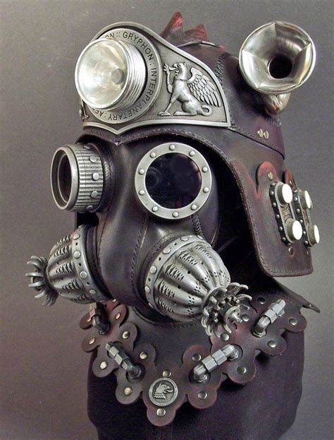 Masks Of The World Steampunk Leather Steampunk Mask Steampunk Gas Mask