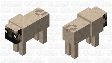 Pug Minecraft Mob Skin