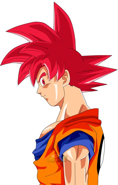 Goku Ssj God Face By Jaredsongohan On