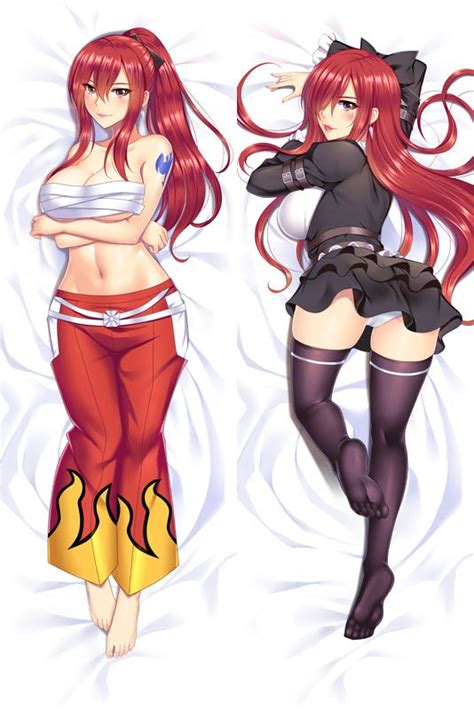 Fairy Tail Erza Scarlet Dakimakura Hugging Pillow Cover A A