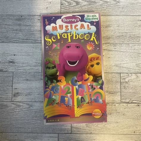 Barney Musical Scrapbook Vhs Video Tape Classic Collection Songs Promo