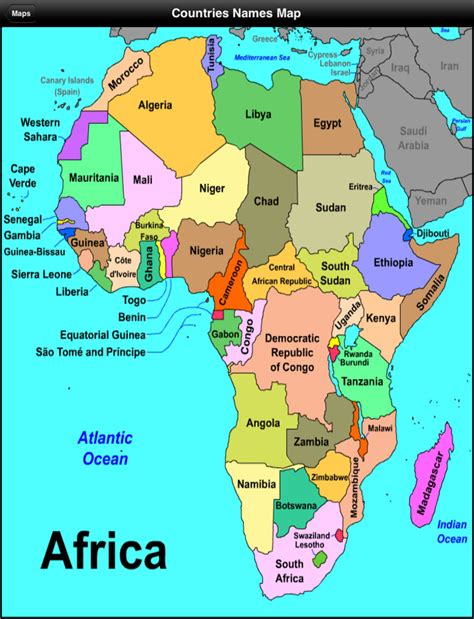 African Capitals Map Quiz World Maps