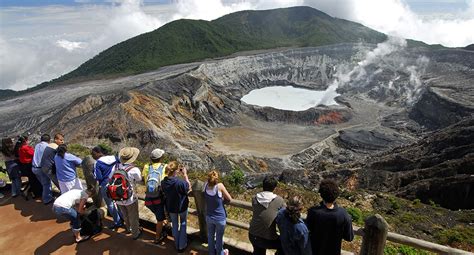 Poás Volcano In Alajuela Costa Rica