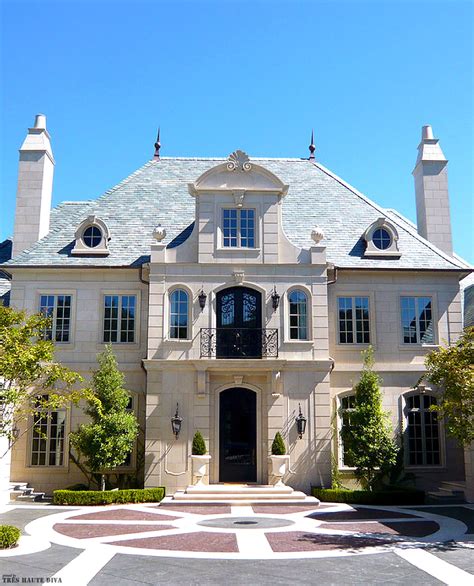 Classic French Chateau Style Exterior House Exterior Facade House