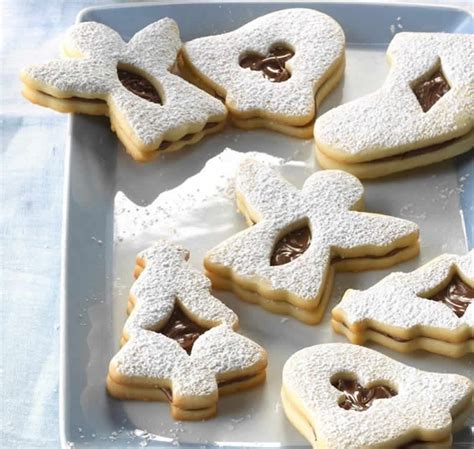 Biscuits de Noël fourrés au Nutella au Thermomix Recette Thermomix