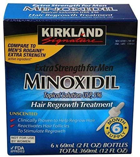 Kirkland Minoxidil Extra Strength Xnjuhky Hair Regrowth For Men