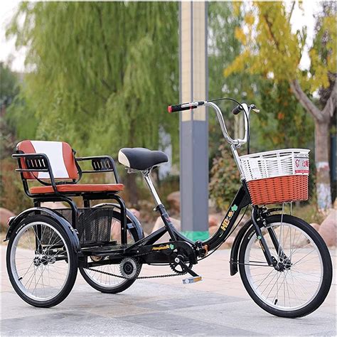 Comfort Three Wheeled Bicycles For Seniors 20 Inch Foldable Seniors