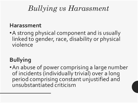 Sexual Harassment And Bullying At Work