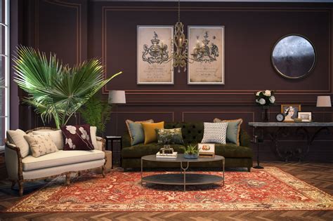 Titanic Inspired Eclectic Style Living Room Try These Free Zoom
