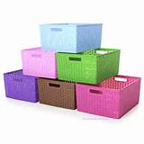 Pictures of Storage Baskets Plastic