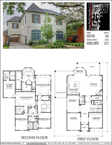 Two Story New Houses Custom Small Home Design Plans Affordable Floor Preston Wood And Associates