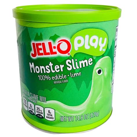 Jell O Play Monster Slime 6 Pk American Snacks Iwholesalecandyca