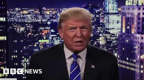 trump apologises over lewd comments on women bbc news