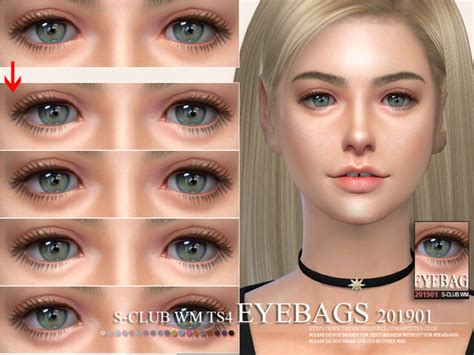 S Club Wm Ts4 Skin Details Eyebags 201901 Eye Bags Sims Sims 4 Cc Skin