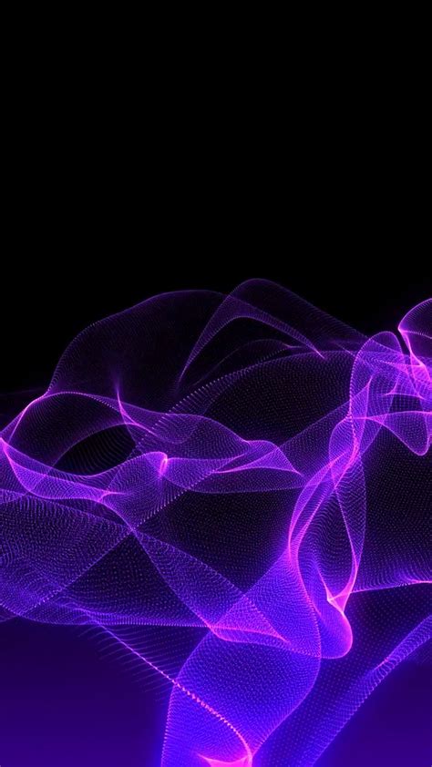 Purple Flowing Waves Iphone Wallpaper 2021 3d Iphone Wallpaper