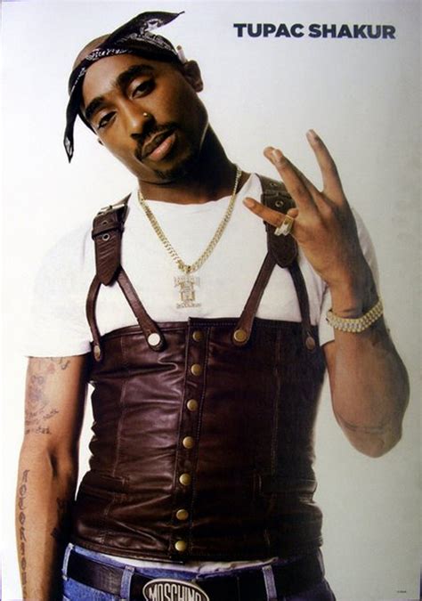Tupac Shakur Leather Vest Style Mlv13tupac With Suspenders