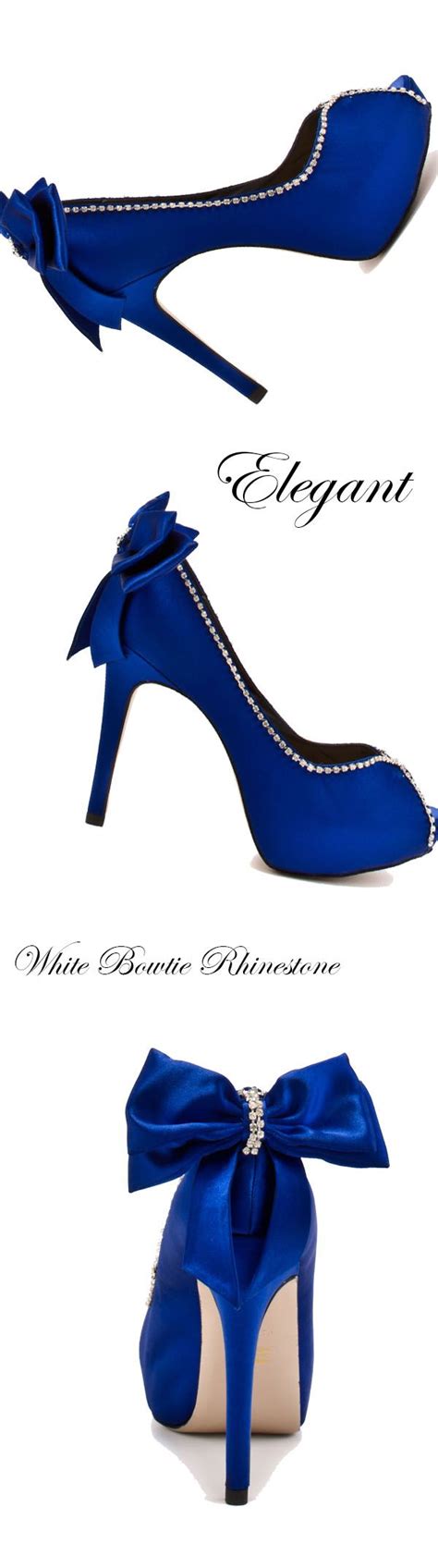 elegant white bowtie rhinestone decoration platform high heel shoes with images heels high