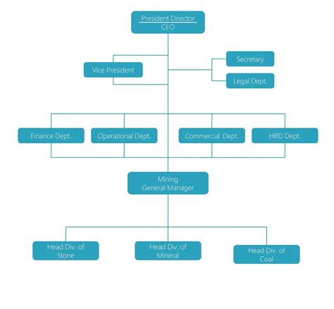 Struktur Organisasi Perusahaan Tambang
