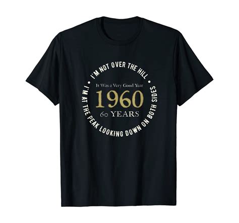 Happy 60th Birthday 1960 Another Decade Vintage Retro T Shirt Unisex Tshirt