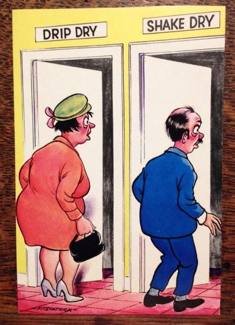 Saucy Seaside Postcard Comic Series Bamforth No 2630 Drip Dry