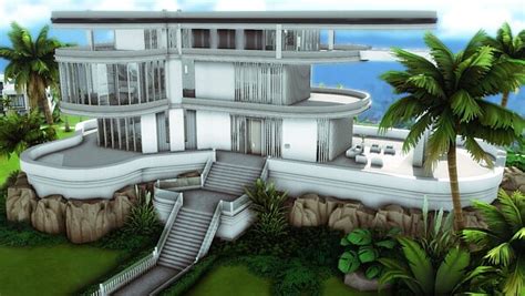 Modern Mansion No Cc By Plumbobkingdom From Mod The Sims • Sims 4 Downloads