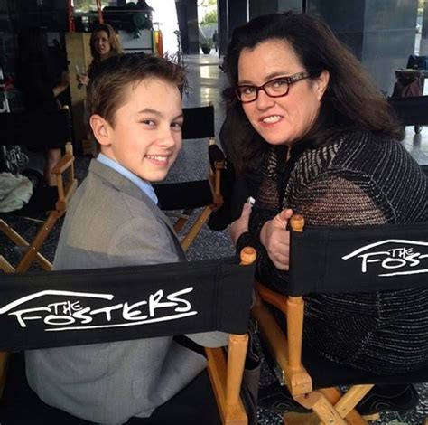 Hayden Byerly And Rosie O Donnell On The Set Of The Fosters The Fosters Rosie Odonnell