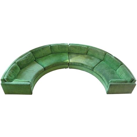 And the segment , which is cut from the circle by a chord (a line between two points on the circle). Semi Circular Curved Sectional Sofa by Milo Baughman at ...