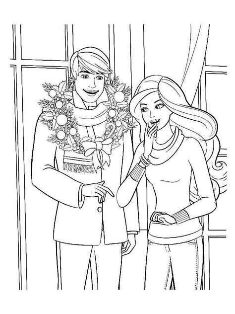 Barbie And Ken Coloring Coloring Pages