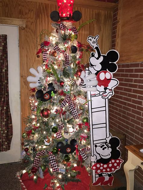 Mickey And Minnie Mouse Christmas Tree Mickey Mouse Christmas Tree