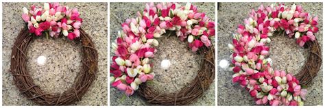 Pinterest Project Spring Tulip Wreath Diy