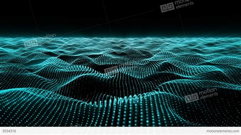 Looping Abstract Wave Background Stock Animation 9334316