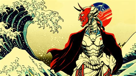Oni Mask Wallpaper Oni Mask Wallpaper Wallpapersafari Andrew Blearly