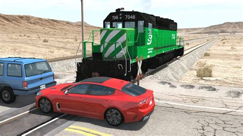Train And Railway Crossing Accidents 1 Beamng Drive