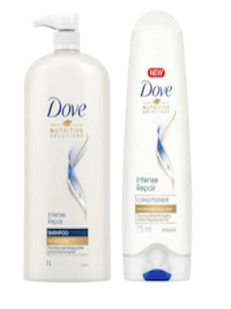 Buy Dove Set Of Intense Repair Hair Conditioner 75ml And Shampoo 1l Shampoo For Women 15061960