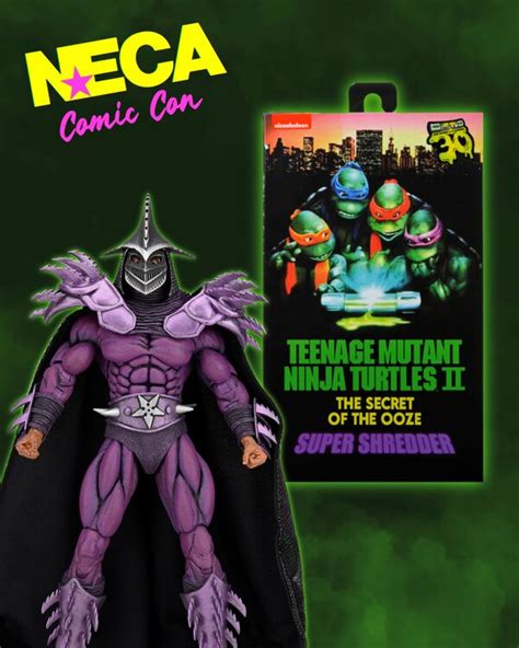Neca Tmnt Ii The Secret Of The Ooze 30th Anniversary Super Shredder