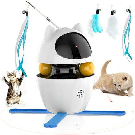 Cornmi Automatic Cat Toy Interactive For Indoor 3 In 1 Cat Interactive