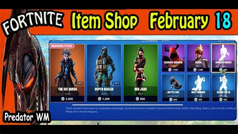 Fortnite Item Shop February 18 2020 Daily Items Youtube