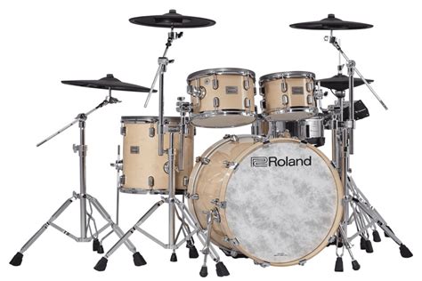 Roland V Drums Vad706 Acoustic Design Electronic Drum Kit Gloss Natural Gold Coast Music