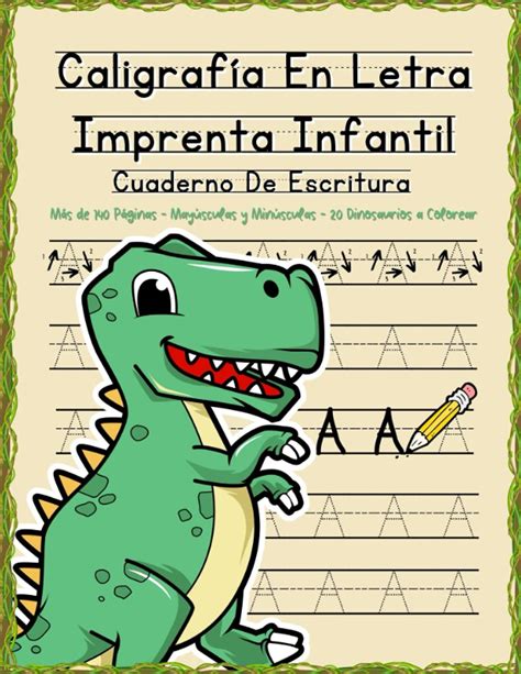 Buy Caligrafía Letra Imprenta Infantil Cuaderno De Escritura Para