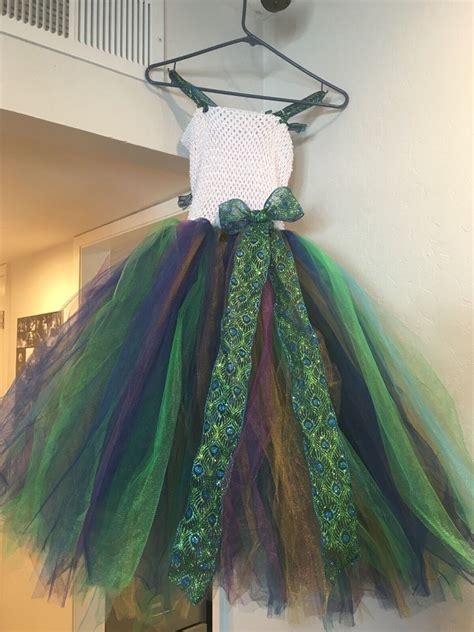 Youth Peacock Dance Costume Gem