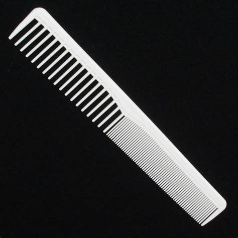 White Barber Cutting Comb Professional Hair Styling Comb Antistatic