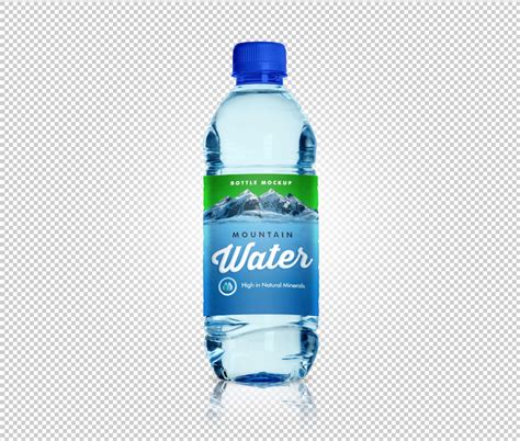 water bottle mockup psd