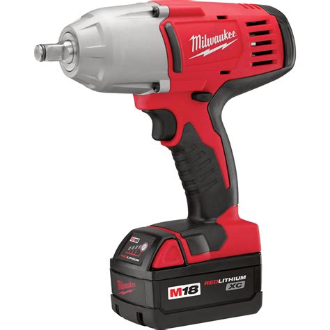Milwaukee M18 Cordless Impact Wrench Kit With Friction Ring — 12in