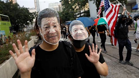 Hong Kong Protests Xi Says Attempts To Split China Will End In